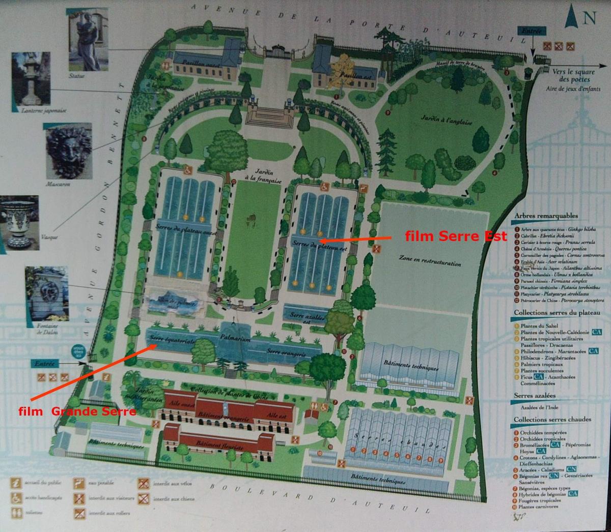 Harta e Jardin des Serres d'Auteuil