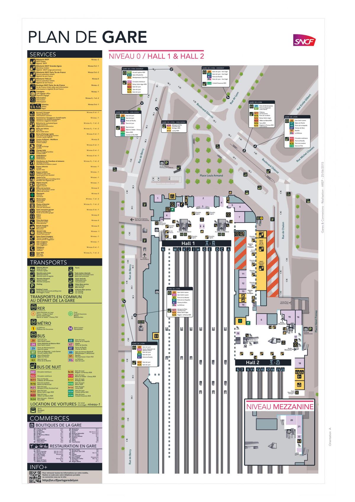 Harta e Parisit-Gare de Lyon