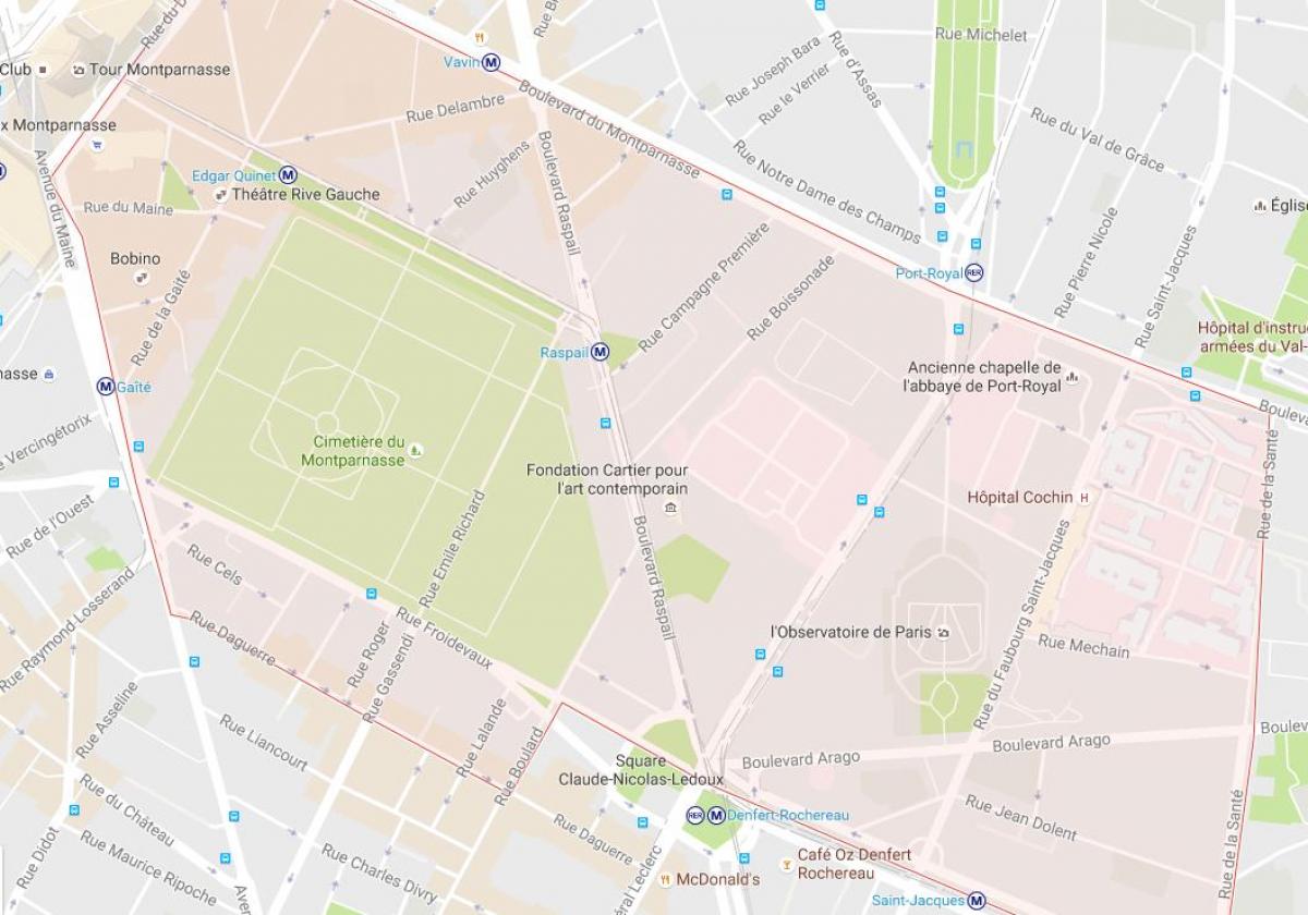 Harta e Qarkut Montparnasse