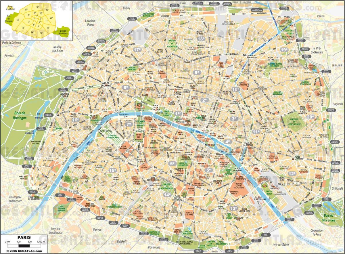 Harta e Rrugëve të Parisit