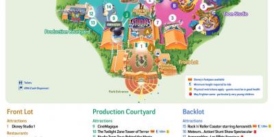 Harta e Disney Studios