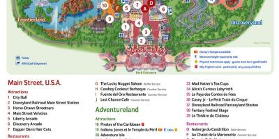 Harta e Disneyland Paris