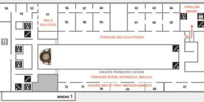 Harta e Musée d'Orsay Niveli 2