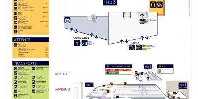 Harta e Gare Montparnasse Salla 3
