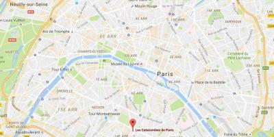 Harta e Katakombet e Parisit