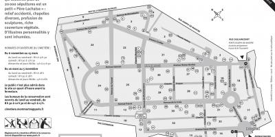 Harta e Montmartre Varrezat