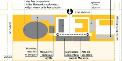 Harta e Bibliothèque nationale de France Rishelje-Louvois