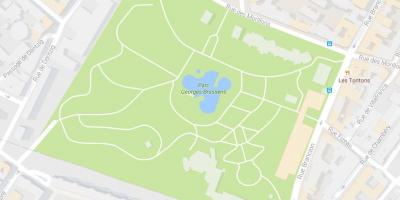 Harta e Parc Georges-Brassens