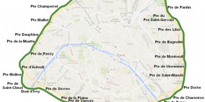 Harta e Qytetit dyert e Parisit
