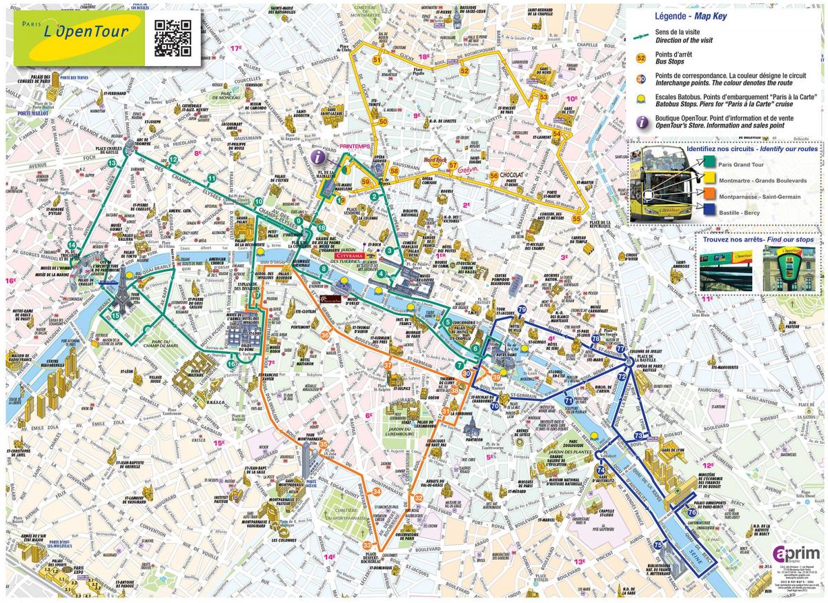 Harta e Hapur tour Paris