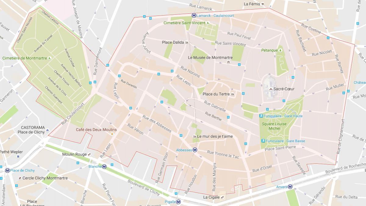 Harta e Montmartre