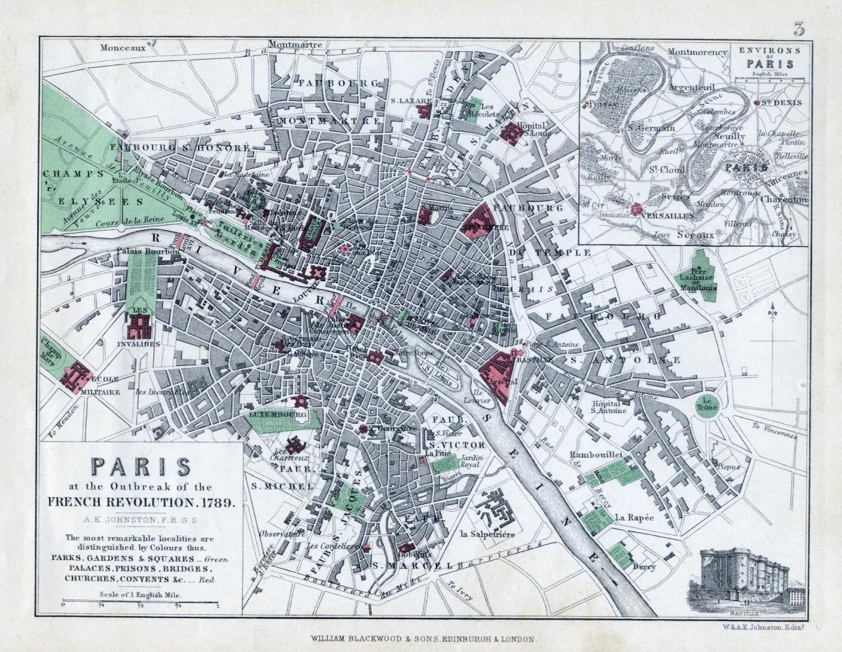 Harta e Parisit 1789