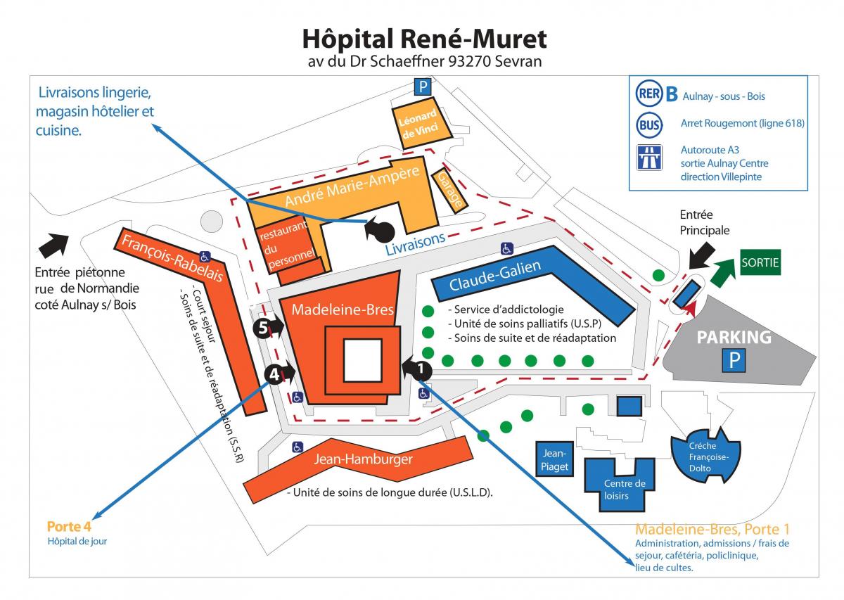 Harta e René-Muret spital
