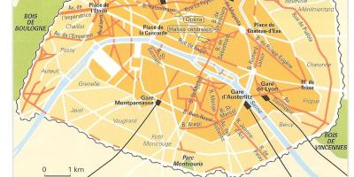 Harta e Haussmann Paris