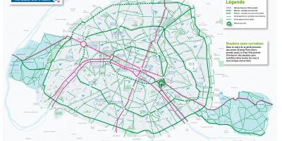 Harta e Parisit biçikletë