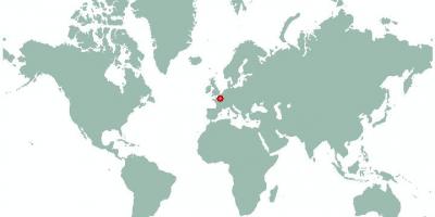 Harta e parisit në hartë të Botës