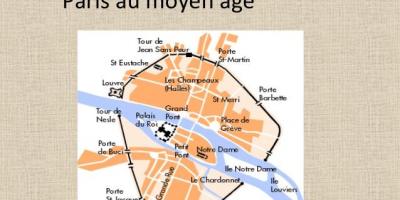 Harta e Parisit në mesjetë
